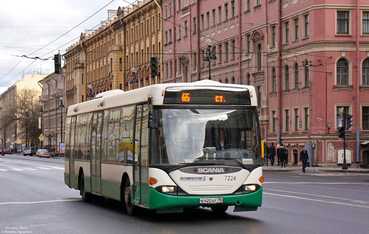 Санкт-Петербург, Scania OmniLink I (Скания-Питер) № 7224