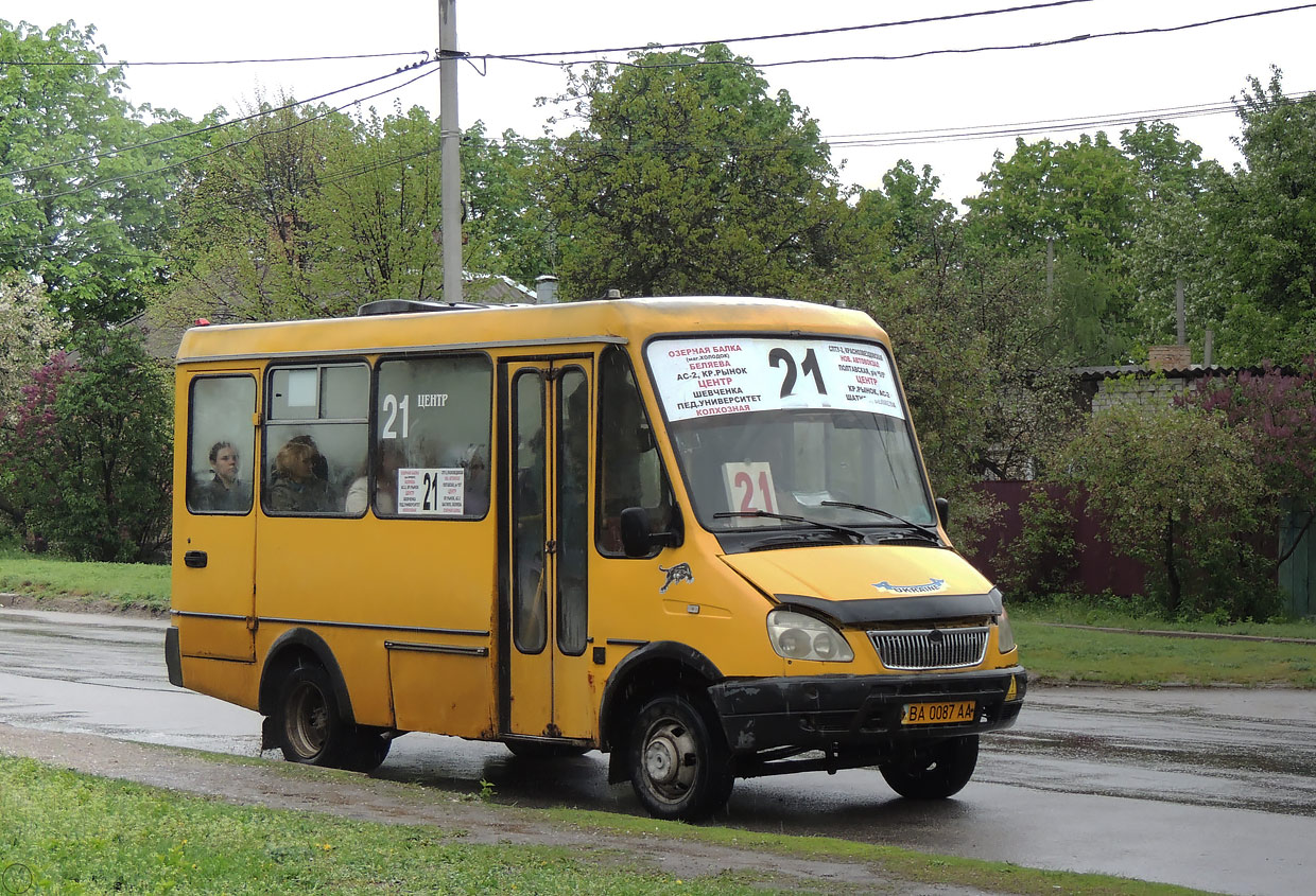 Кировоградская область, БАЗ-2215 "Дельфин" № BA 0087 AA