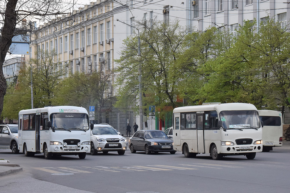 Ростовская область, Hyundai County SWB C08 (РЗГА) № 049; Ростовская область, Hyundai County LWB C09 (ТагАЗ) № 191