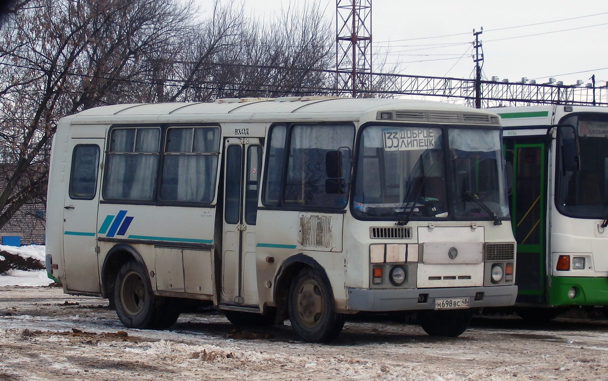 Липецкая область, ПАЗ-32053 № Н 698 ВС 48