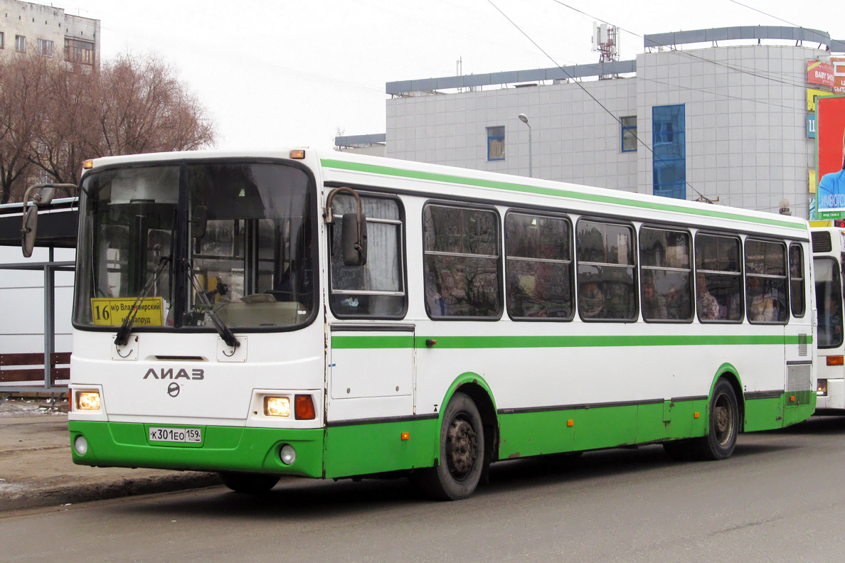 Perm region, LiAZ-5293.00 № К 301 ЕО 159