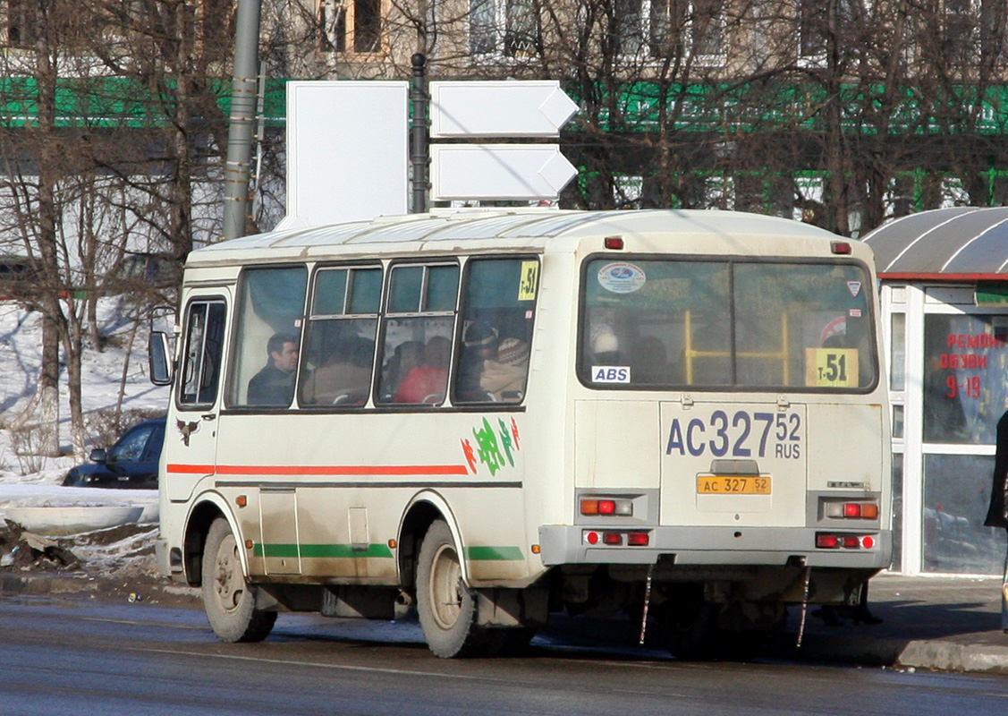 Нижегородская область, ПАЗ-32054 № АС 327 52