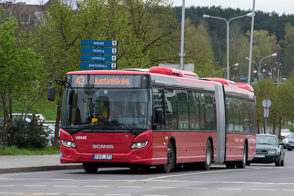 Litwa, Scania Citywide LFA Nr V8040