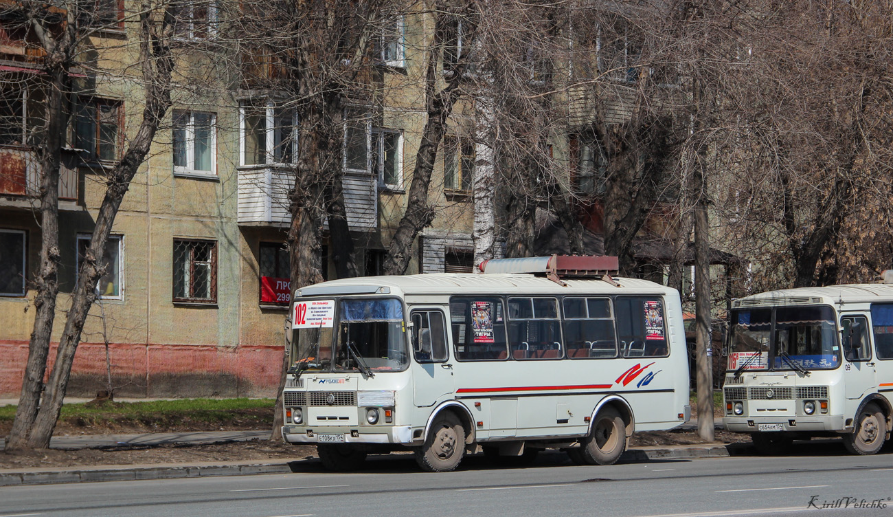 Новосибирская область, ПАЗ-32054 № Е 108 КХ 154