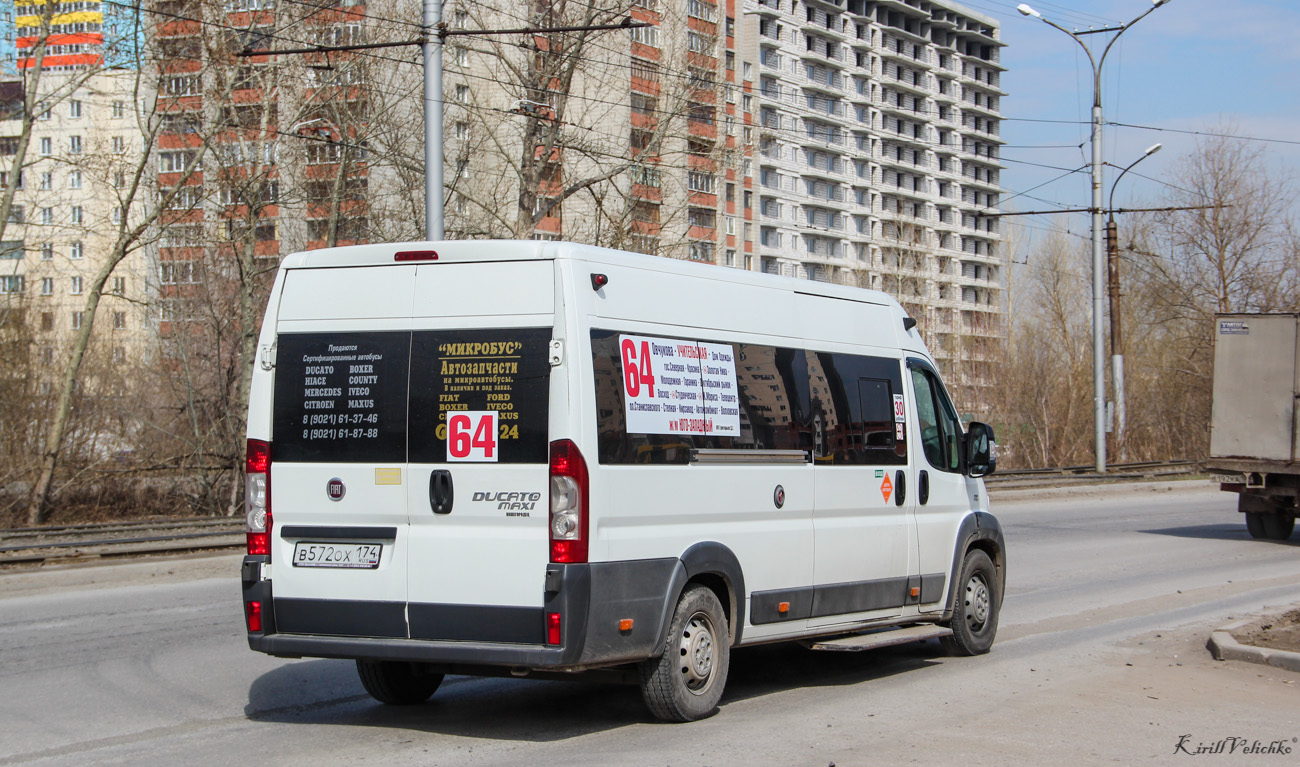 Новосибирская область, Нижегородец-FST613 (FIAT Ducato) № В 572 ОХ 174