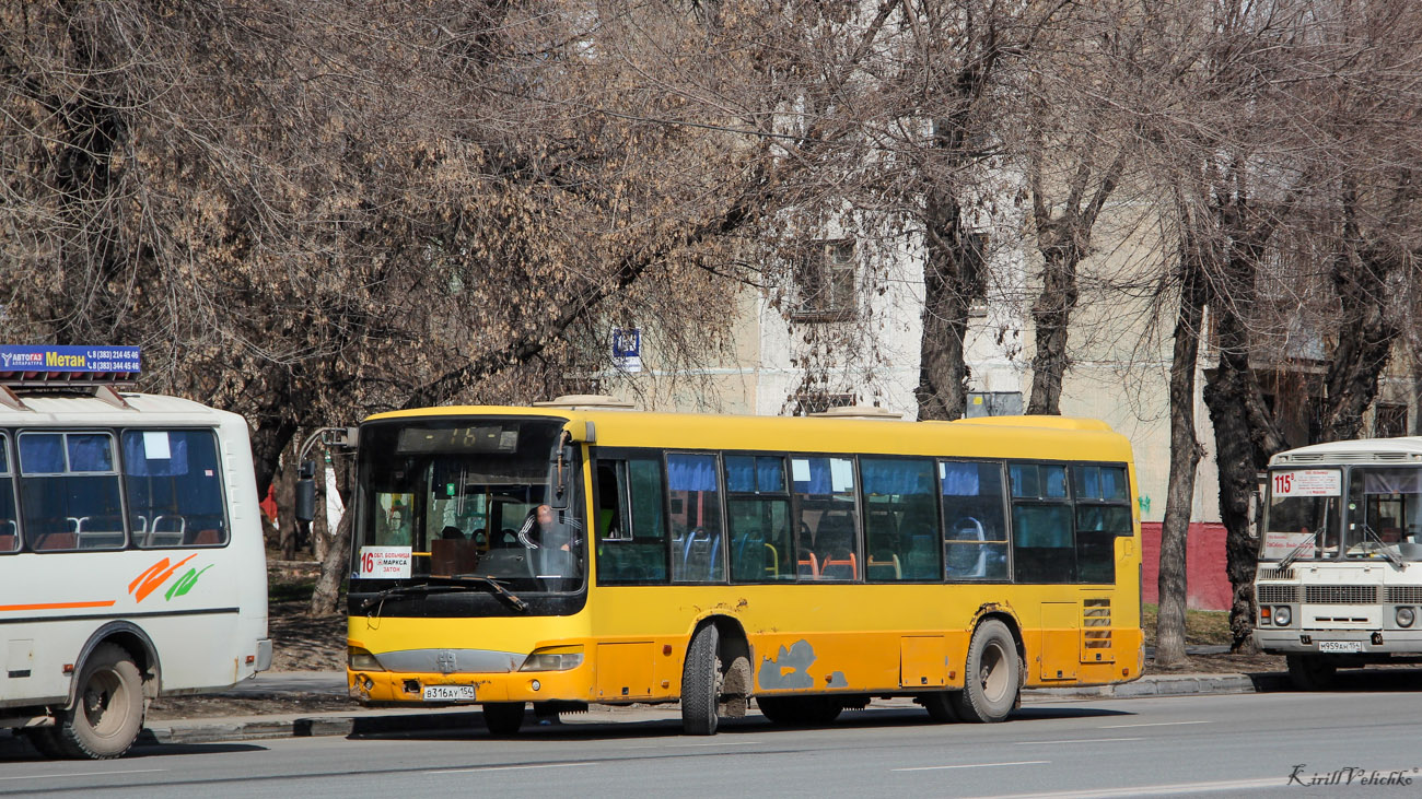 Новосибирская область, Zhong Tong LCK6103G-2 № В 316 АУ 154