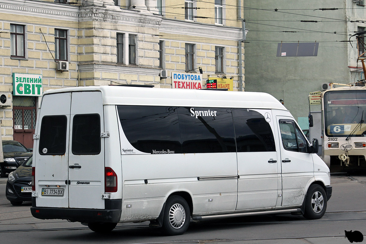 Палтаўская вобласць, Mercedes-Benz Sprinter W903 312D № BI 7734 BX