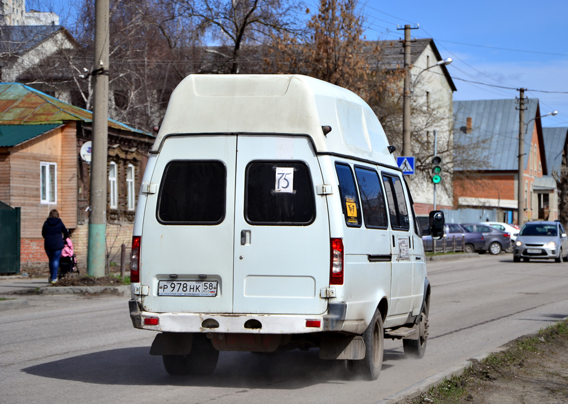 Obwód penzeński, Luidor-225000 (GAZ-322132) Nr Р 978 НК 58