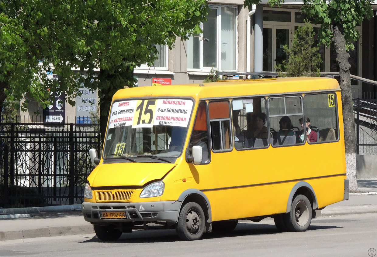 Кировоградская область, БАЗ-2215 "Дельфин" № BA 1202 AA