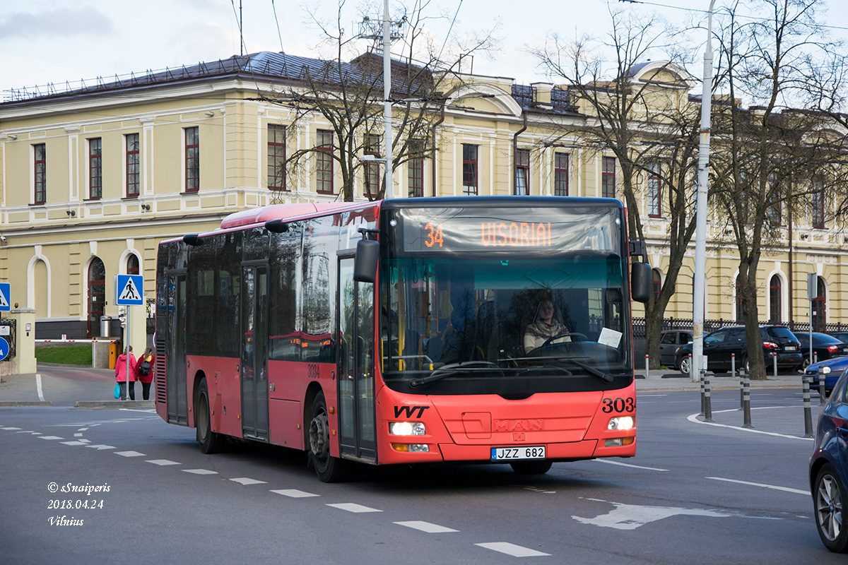 Литва, MAN A21 Lion's City NL273 № 3034