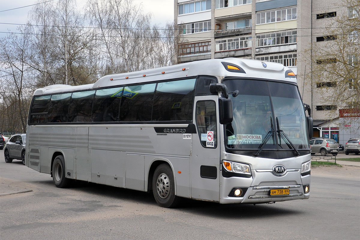 Тверская область, Kia Granbird № АМ 738 69