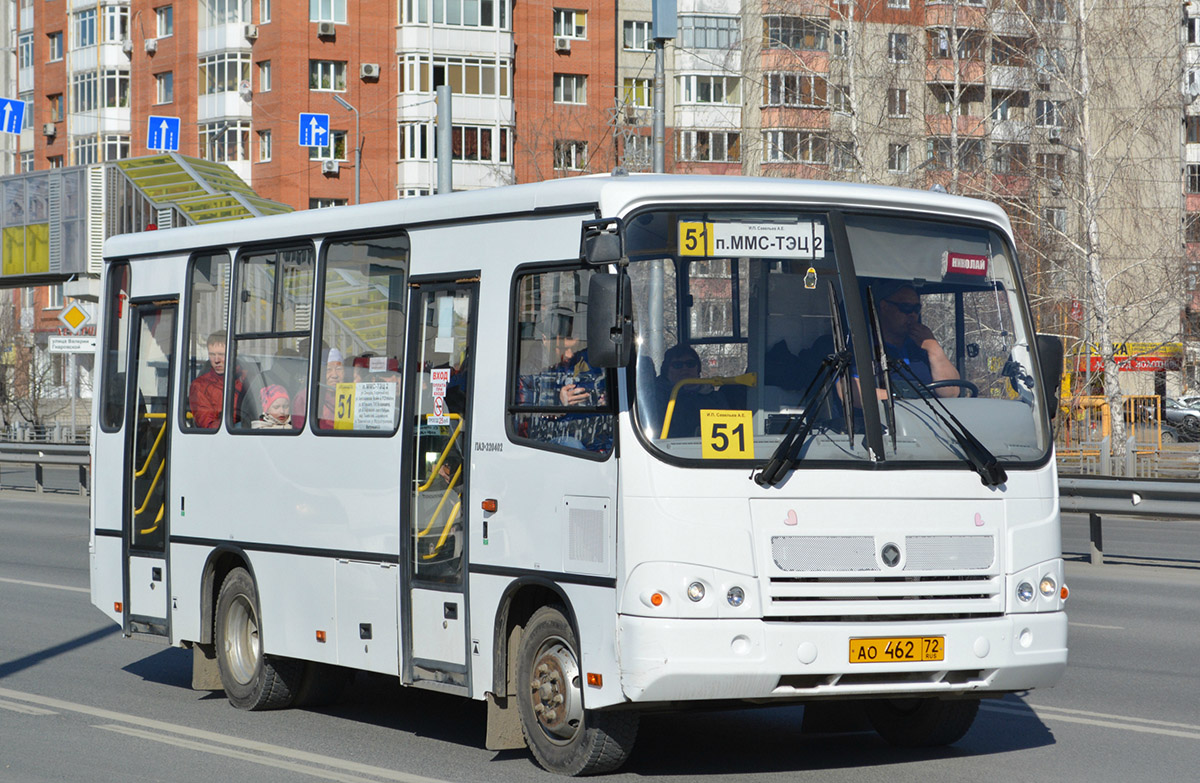 Тюменская область, ПАЗ-320402-04 № АО 462 72