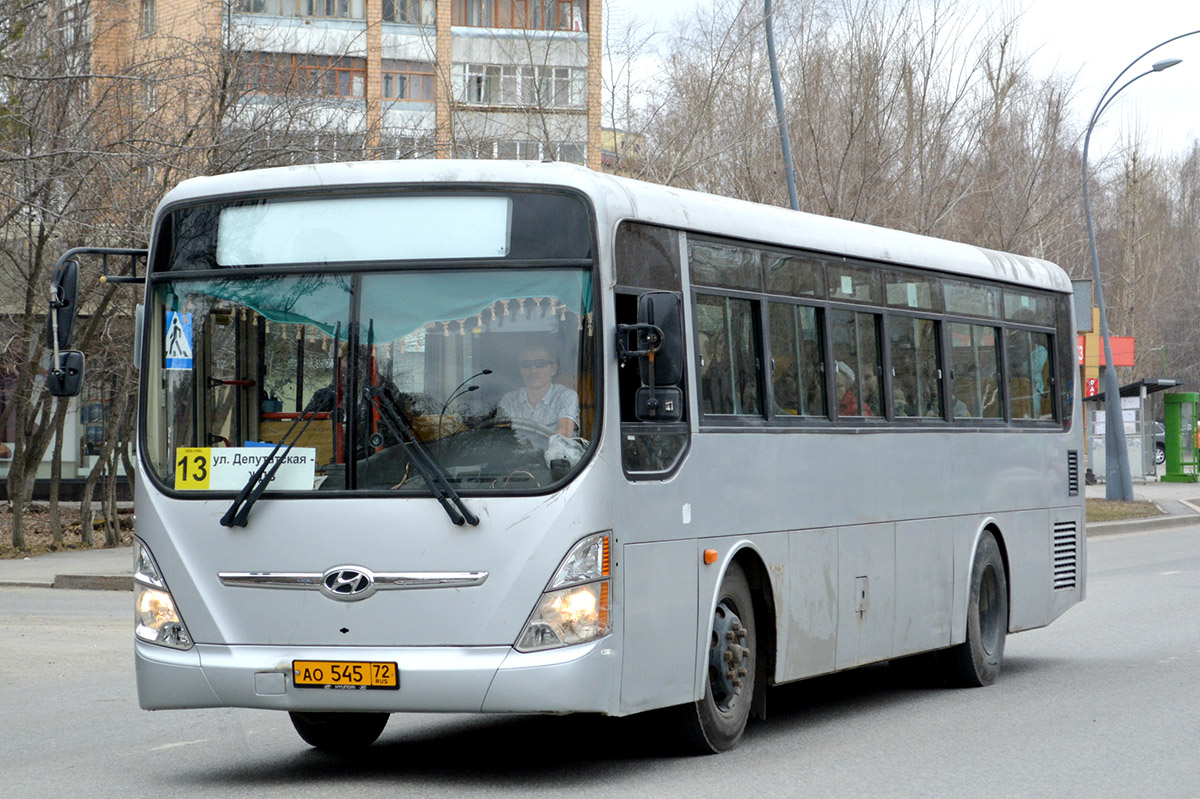 Тюменская область, Hyundai New Super AeroCity 1F/L № АО 545 72