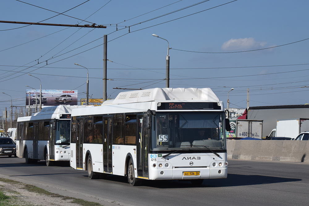 Волгоградская область, ЛиАЗ-5292.67 (CNG) № 4215