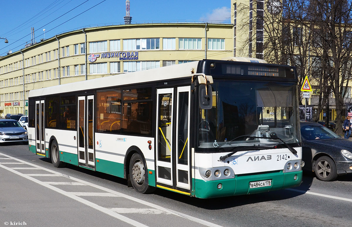 Санкт-Петербург, ЛиАЗ-5292.60 № 2142