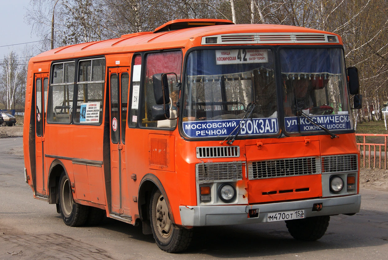 Нижегородская область, ПАЗ-32054 № М 470 ОТ 152