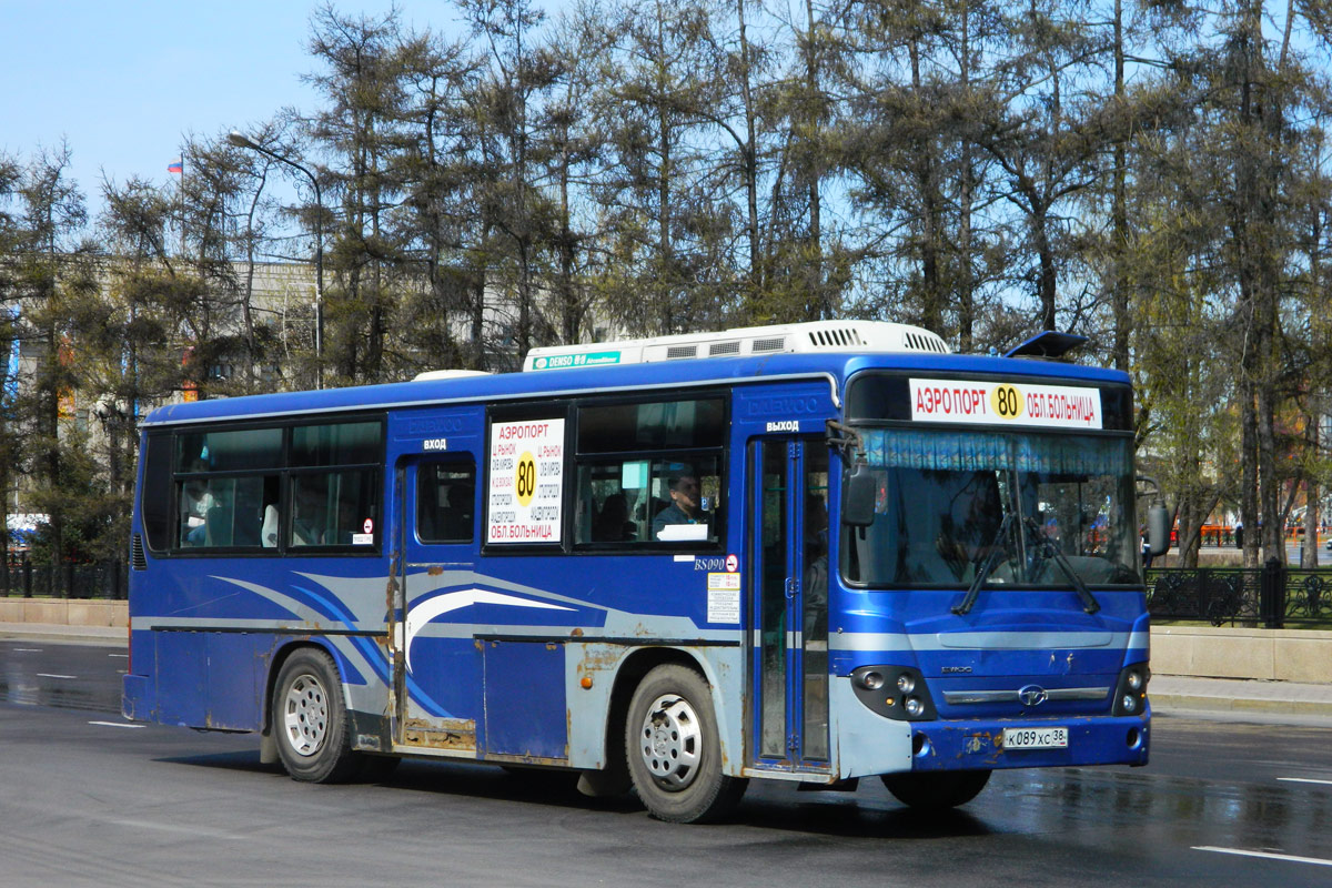 Irkutsk region, Daewoo BS090 Royal Midi (Busan) # К 089 ХС 38