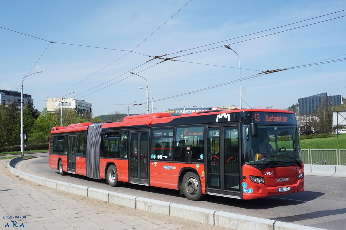 Lietuva, Scania Citywide LFA Nr. V8036