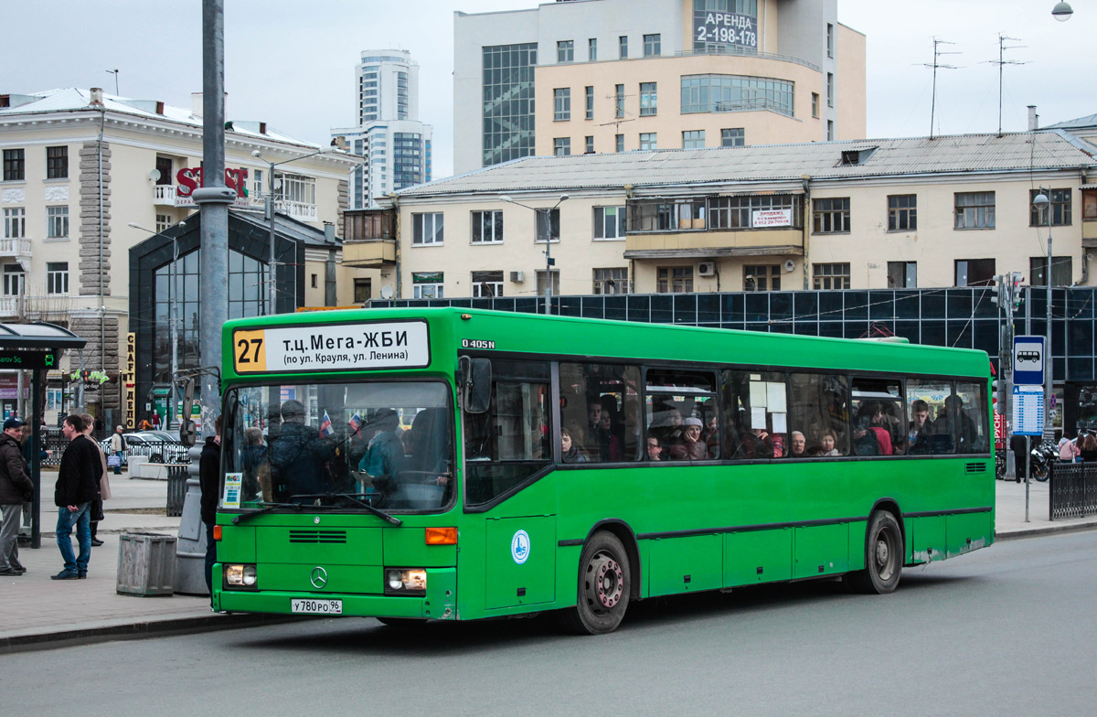 Свердловская область, Mercedes-Benz O405N № У 780 РО 96