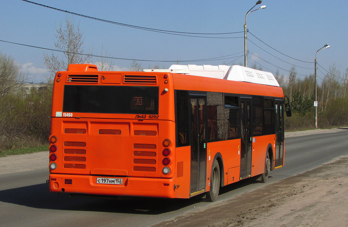 Нижегородская область, ЛиАЗ-5292.67 (CNG) № 15460