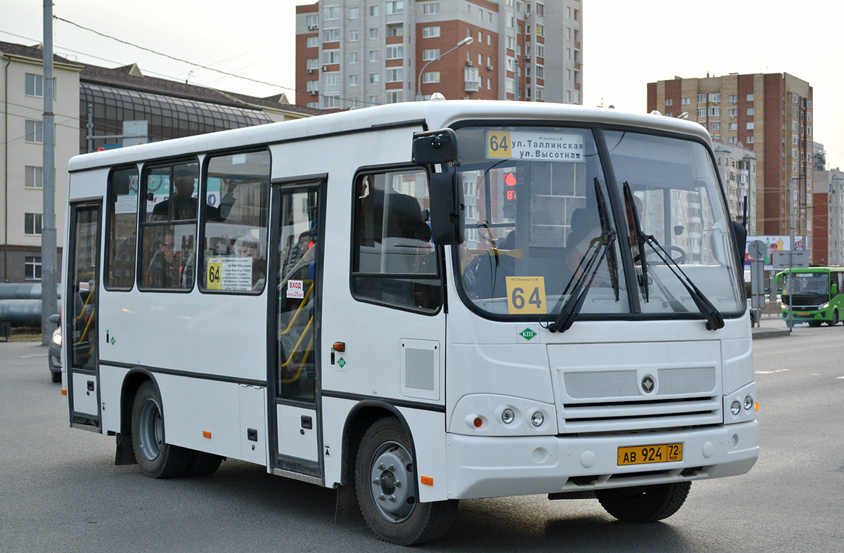 Тюменская область, ПАЗ-320302-12 № АВ 924 72