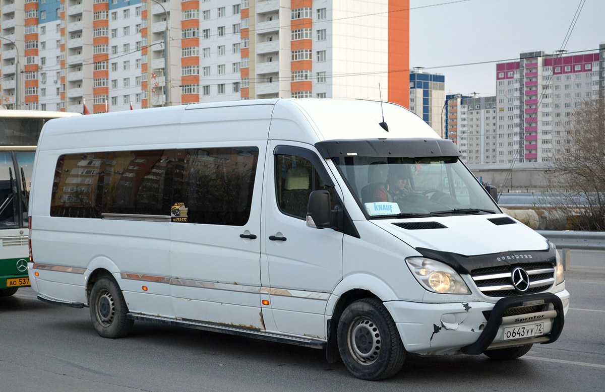 Тюменская область, Mercedes-Benz Sprinter W906 313CDI № О 643 УУ 72