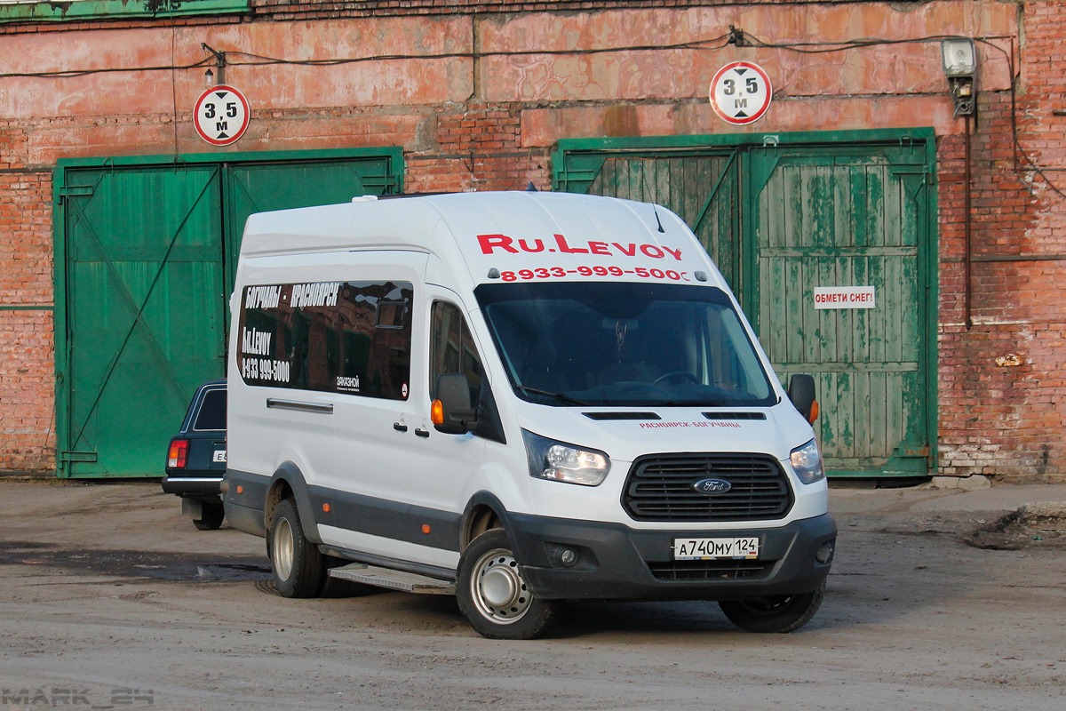 Krasnoyarsk region, Ford Transit FBD [RUS] (Z6F.ESG.) # А 740 МУ 124