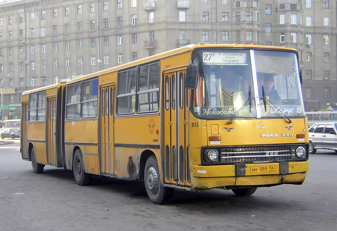 Novosibirsk region, Ikarus 280.33 Nr. 9115