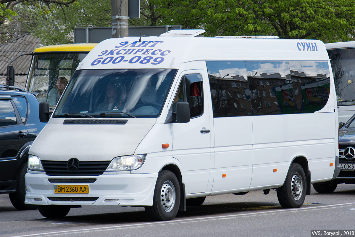 Sumy region, Mercedes-Benz Sprinter W903 313CDI č. BM 2360 AA