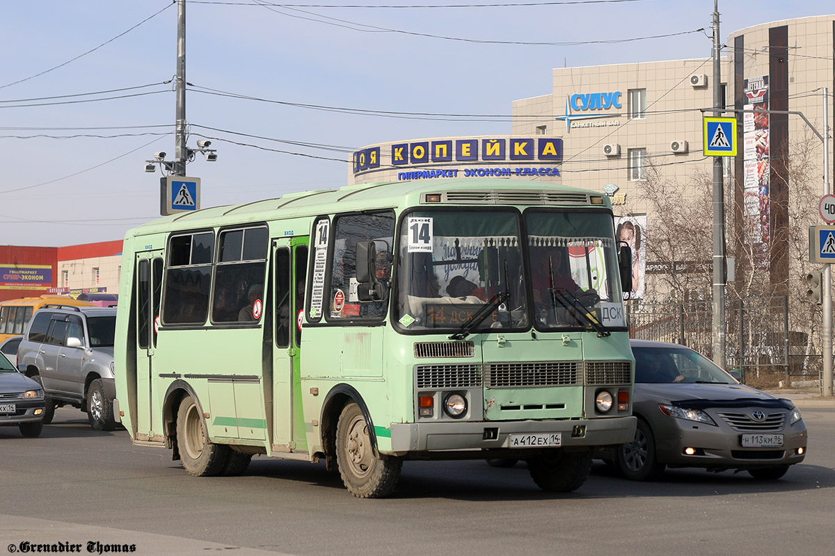 Саха (Якутия), ПАЗ-32054 № А 412 ЕХ 14