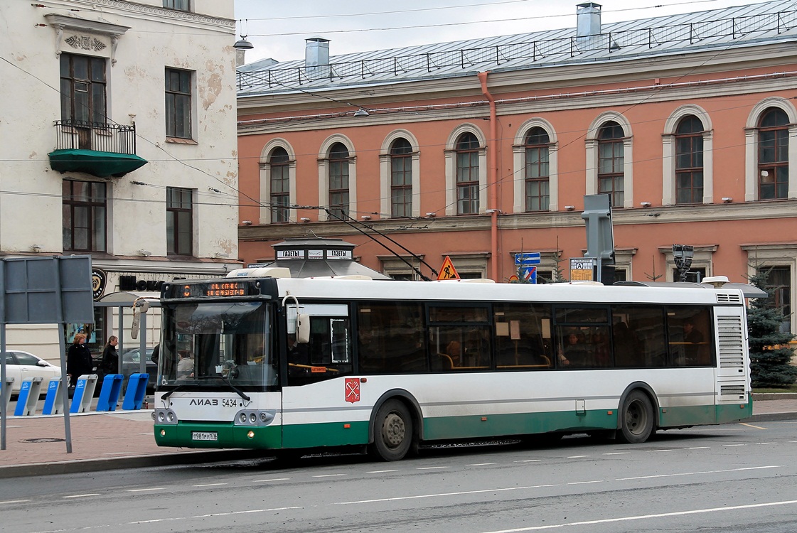 Санкт-Петербург, ЛиАЗ-5292.60 № 5434