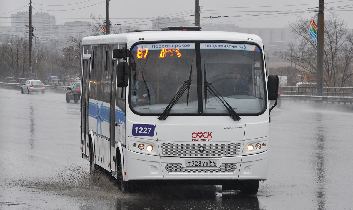 Omsk region, PAZ-320414-04 "Vektor" (1-2) č. 1227
