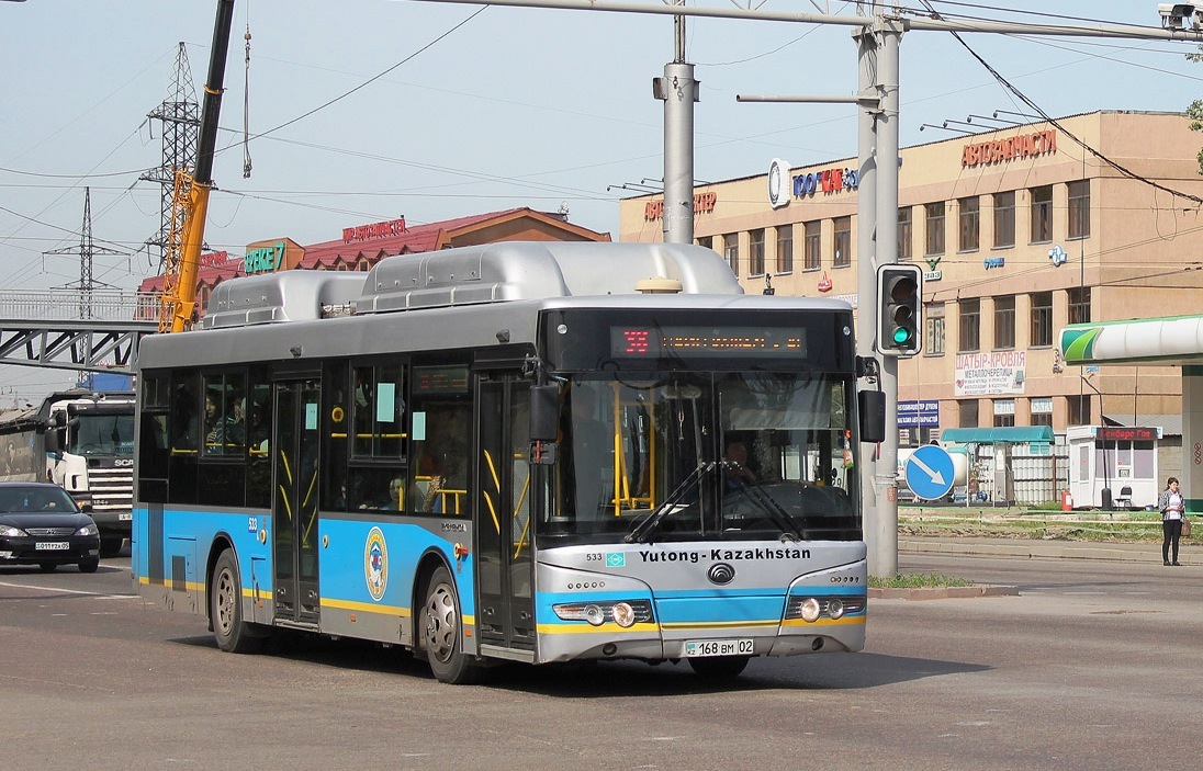 Алматы, Yutong ZK6118HGA № 533