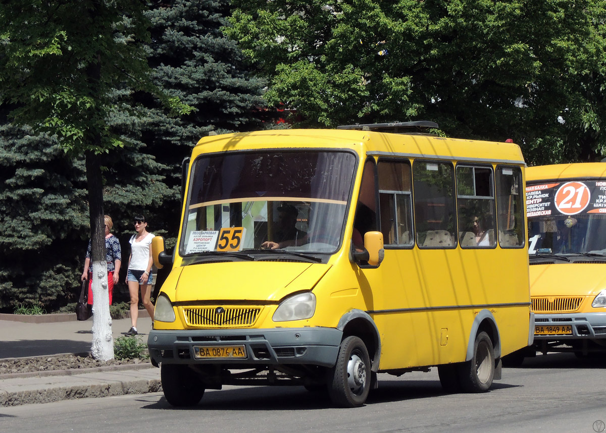 Кировоградская область, БАЗ-22154 "Дельфин" № BA 0876 AA