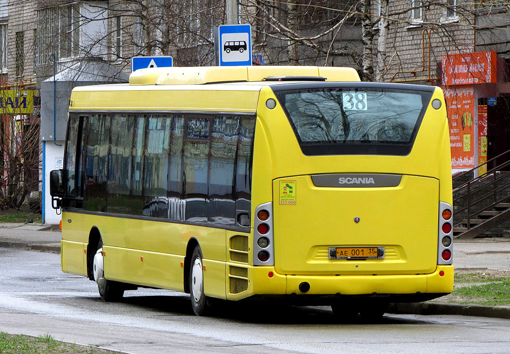 Вологодская область, Scania OmniLink II (Скания-Питер) № АЕ 001 35