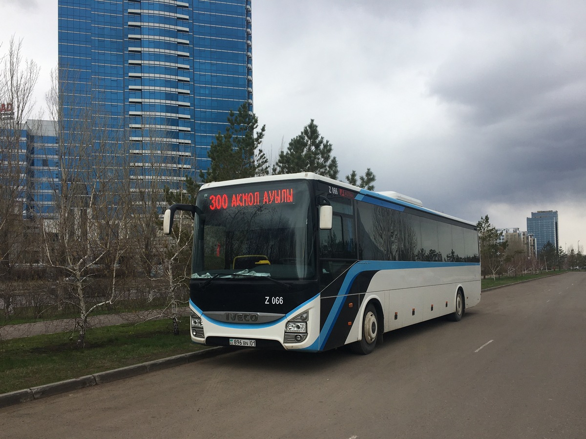 Астана, IVECO Crossway LINE 13M (СарыаркаАвтоПром) № Z066