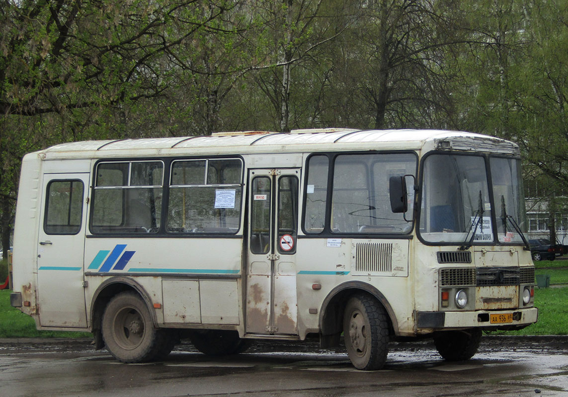 Тверская область, ПАЗ-32053 № АА 936 69