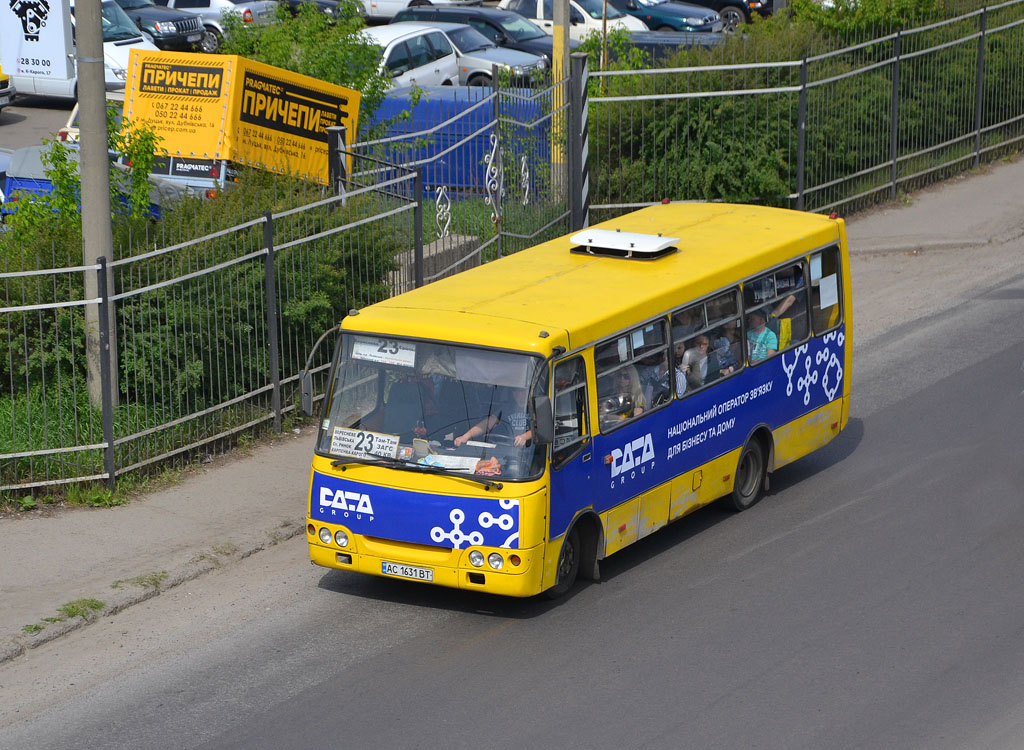 Волынская область, Богдан А092 (Y99-C39) № AC 1631 BT