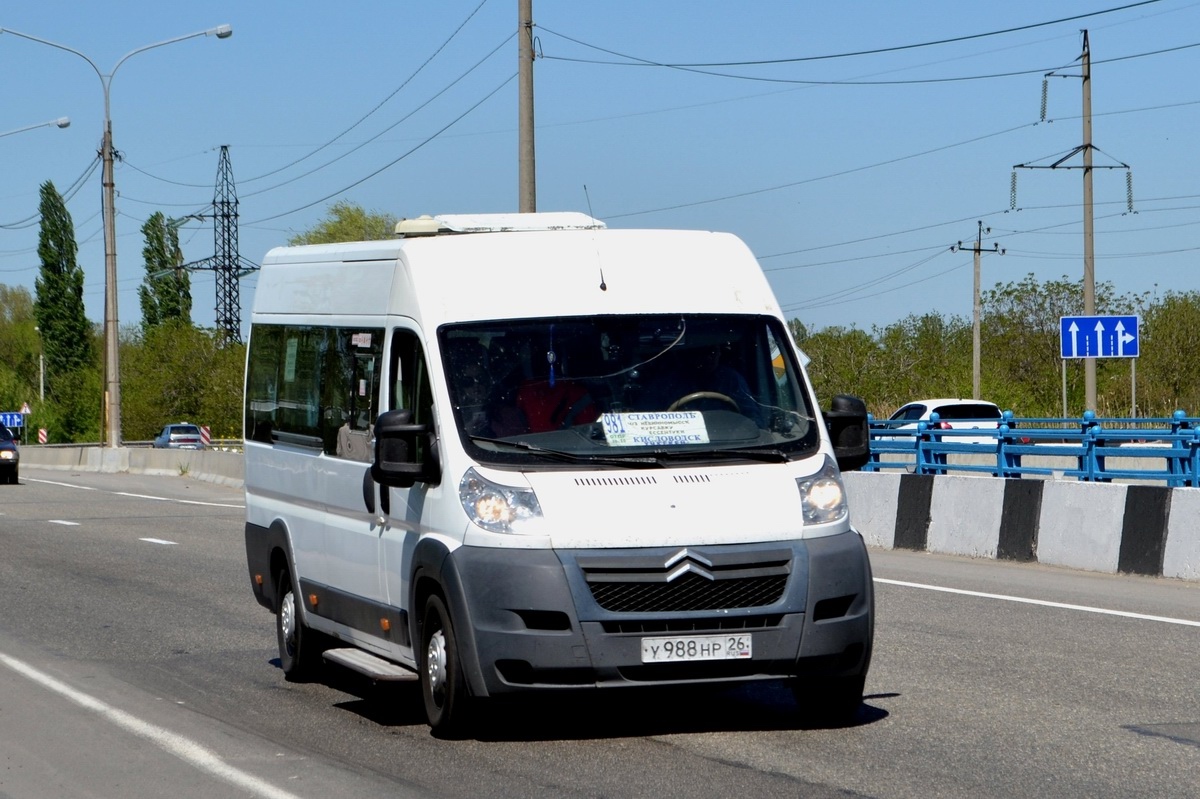 Ставропольский край, Авто Вектор 454222 (Citroёn Jumper) № У 988 НР 26