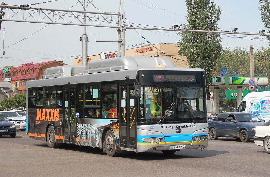 Алматы, Yutong ZK6118HGA № 572