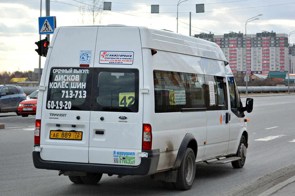 Тюменская область, Нижегородец-222709  (Ford Transit) № АЕ 889 72