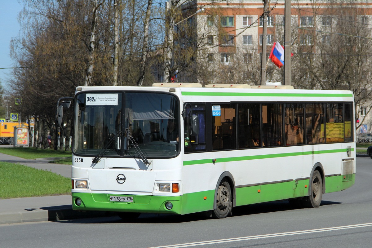 Санкт-Петербург, ЛиАЗ-5293.60 № 3858