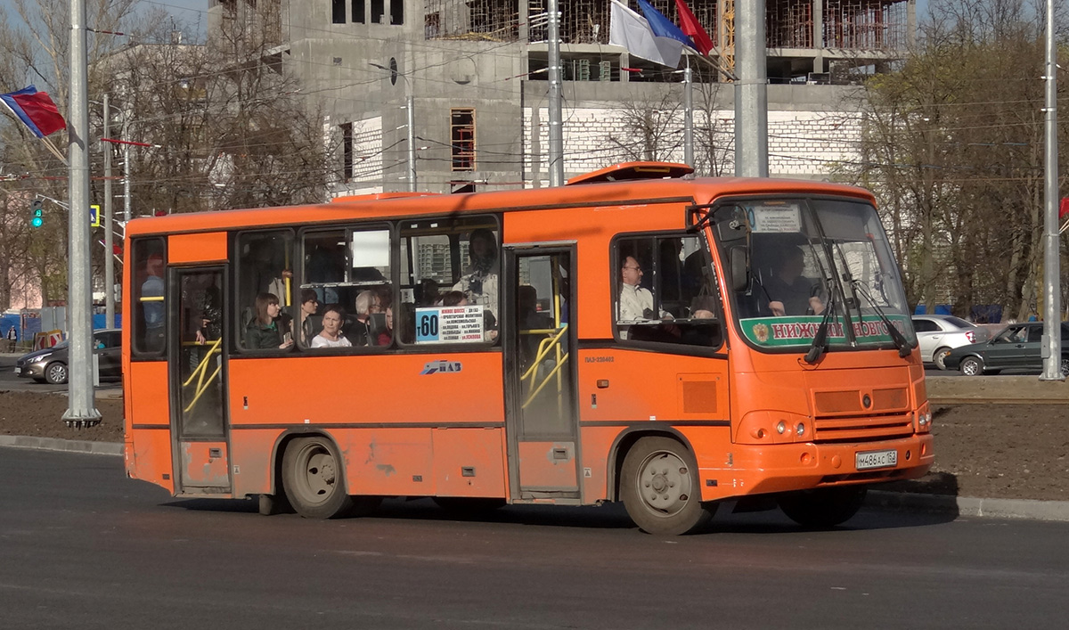 Нижегородская область, ПАЗ-320402-05 № М 486 АС 152