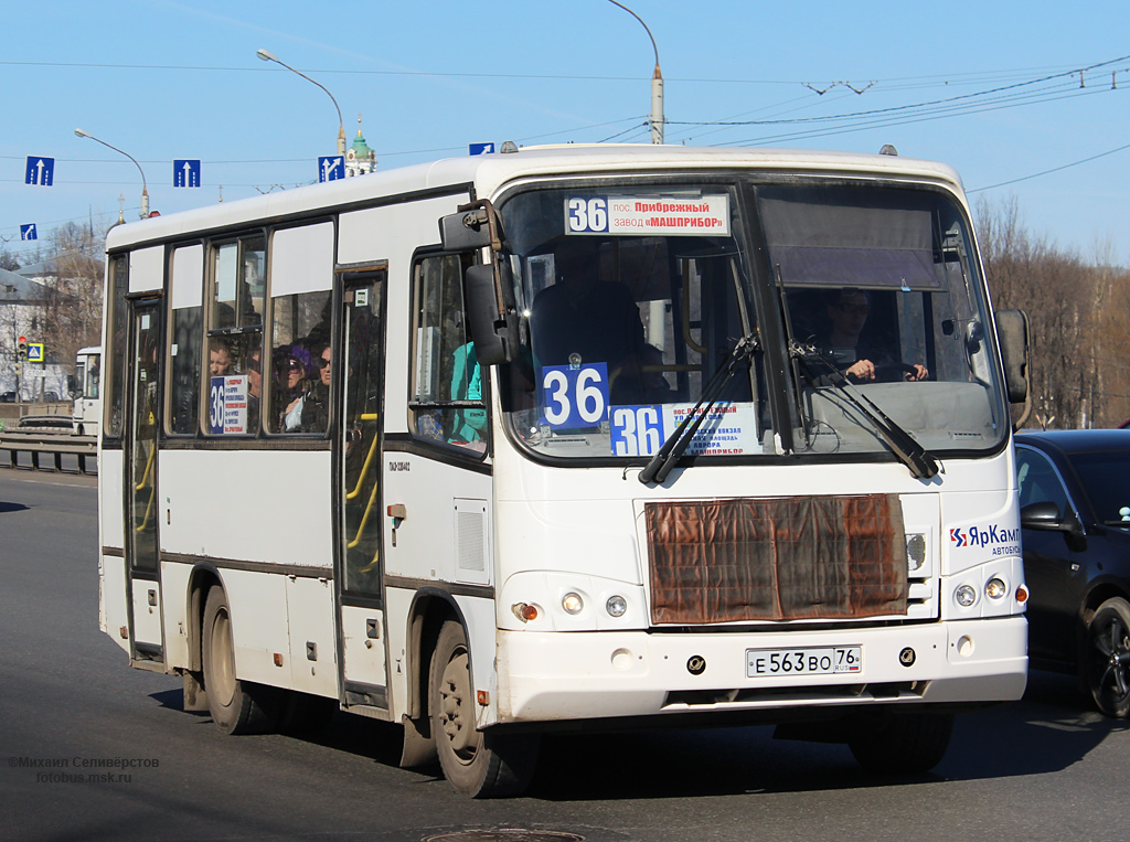 Ярославская область, ПАЗ-320402-05 № Е 563 ВО 76