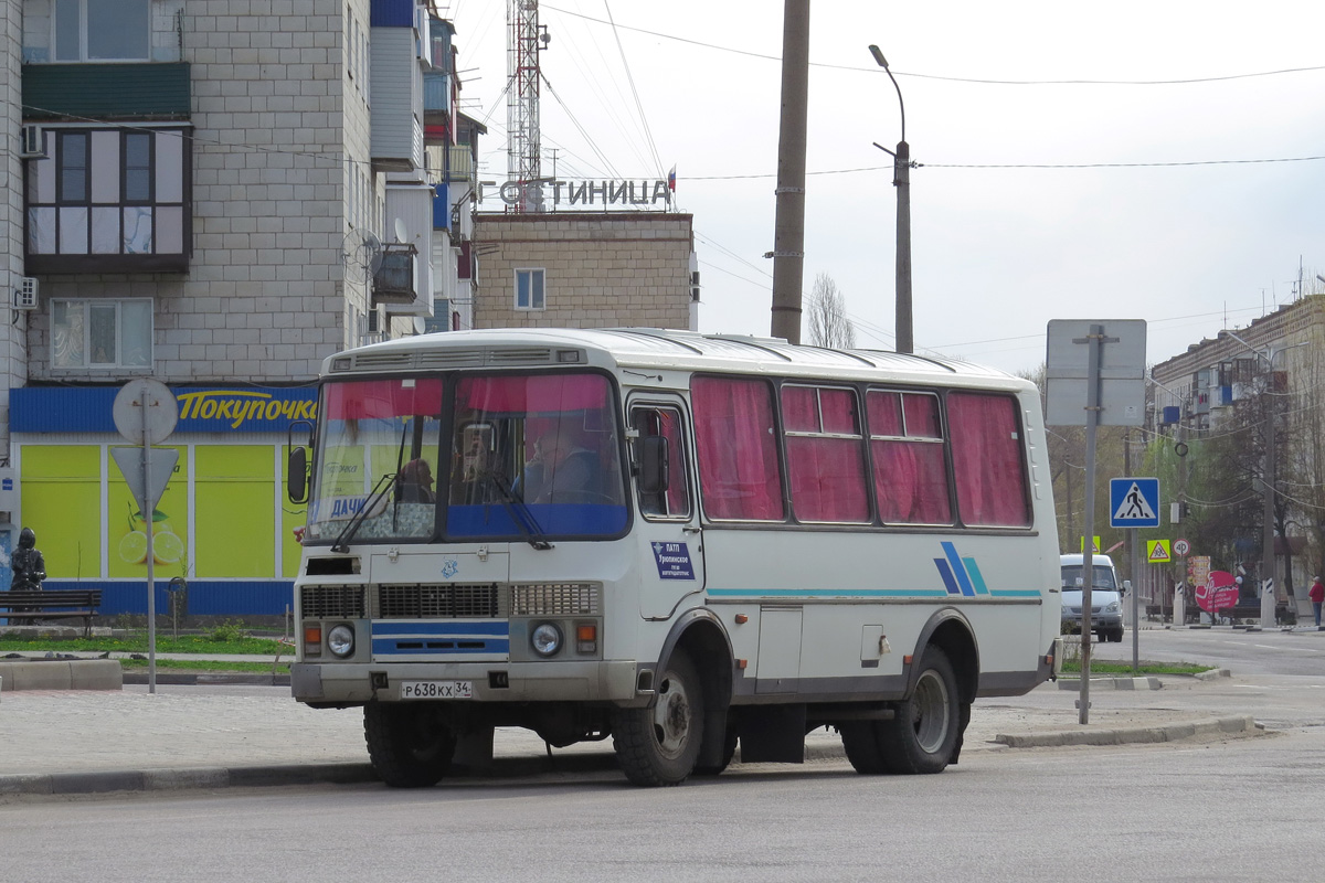 Волгоградская область, ПАЗ-3206-110 № Р 638 КХ 34