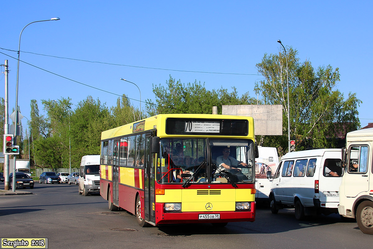 Пензенская область, Mercedes-Benz O405 № Р 455 ОВ 58