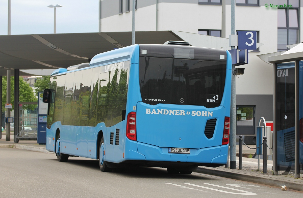 Рейнланд-Пфальц, Mercedes-Benz Citaro C2 LE MÜ № PS-QL 115