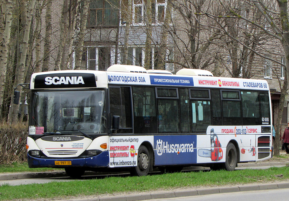 Вологодская область, Scania OmniLink I (Скания-Питер) № АЕ 997 35