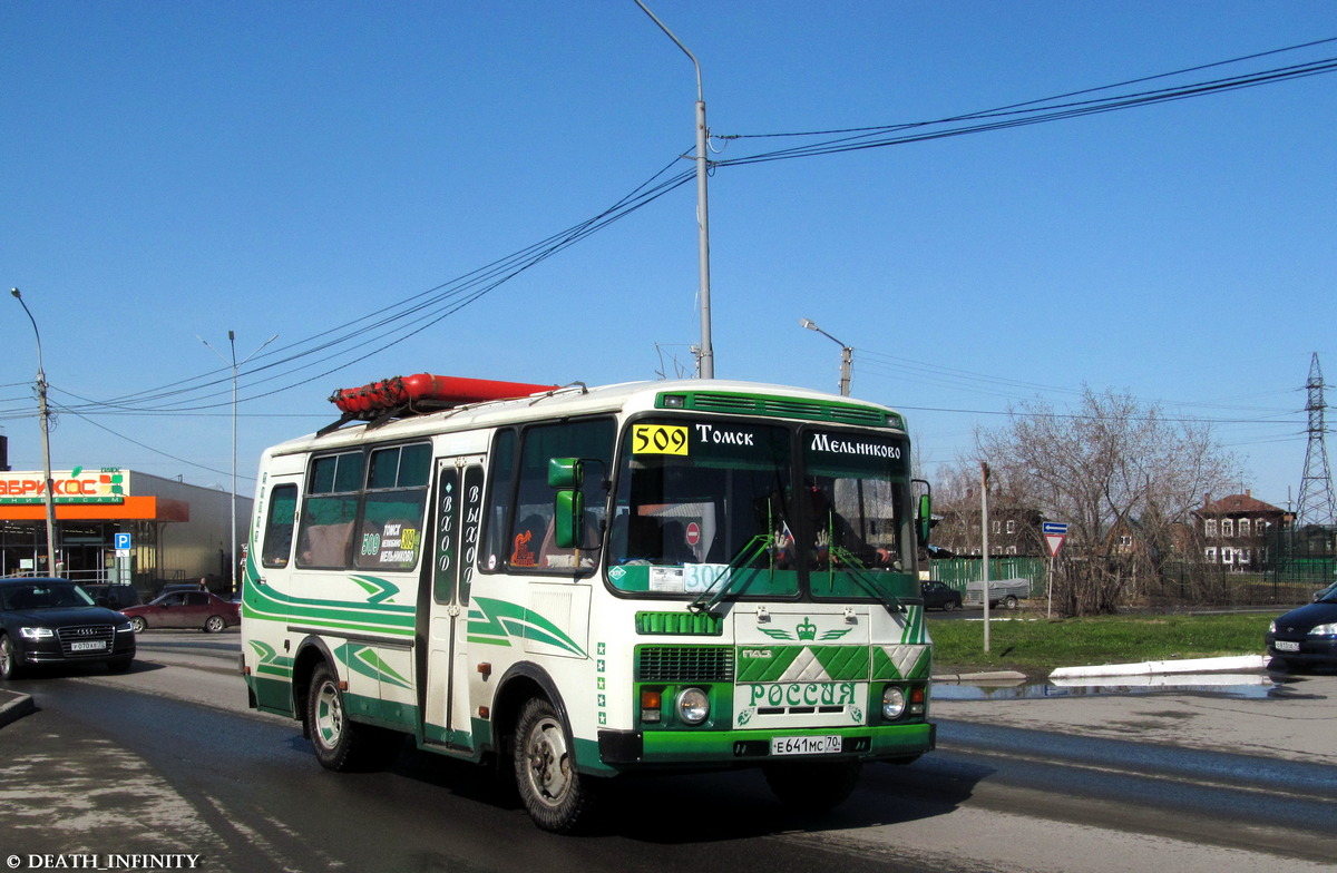 Томская область, ПАЗ-32053 № Е 641 МС 70