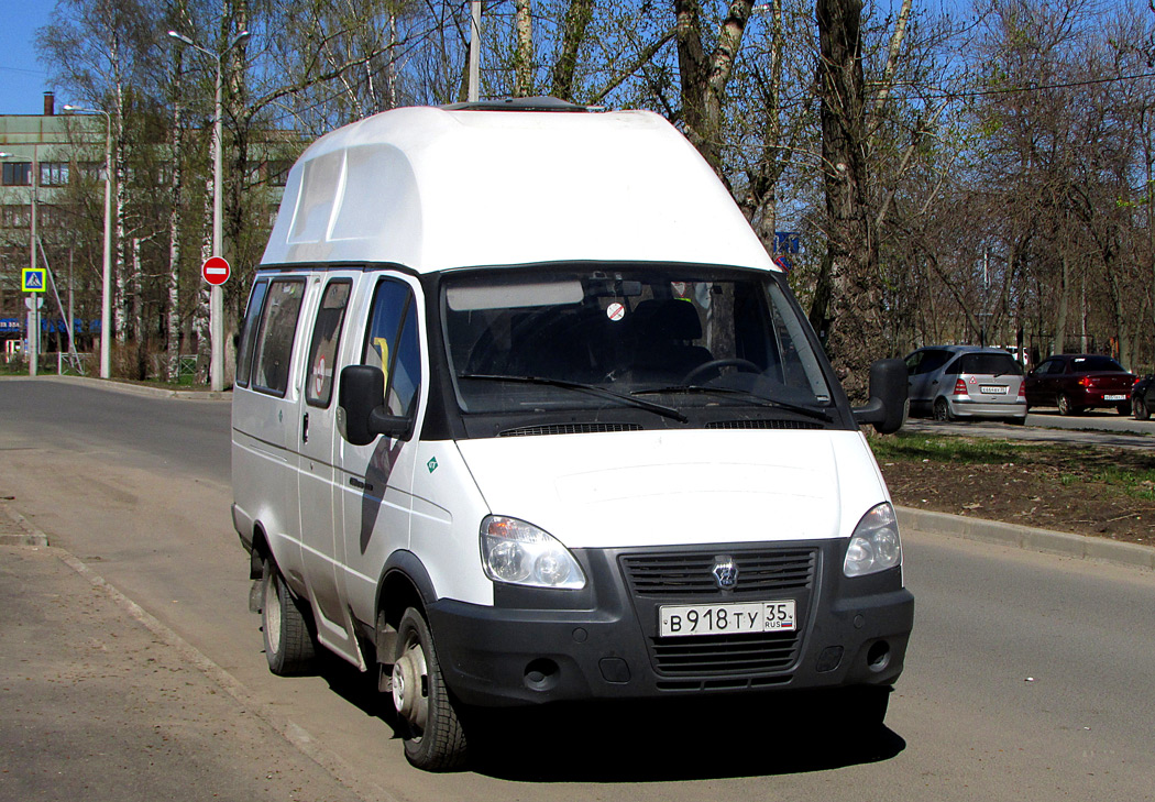 Obwód wołogodzki, Luidor-225000 (GAZ-3221) Nr В 918 ТУ 35